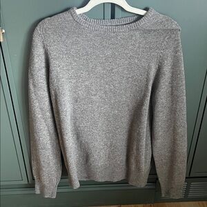 J. Crew Men's Heather Gray Crewneck Sweater